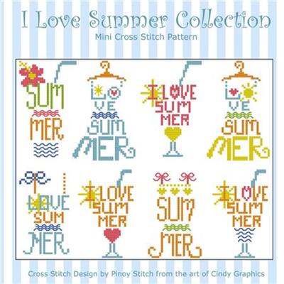 (image for) I Love Summer Cross Stitch Collection